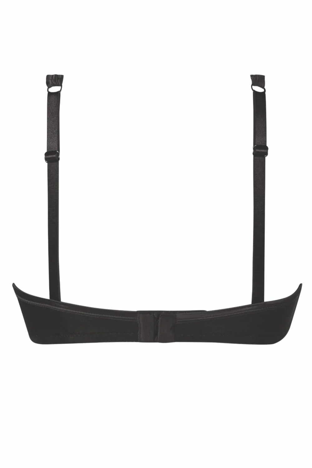 Amoena Lara Satin Padded Wireless Bra, Black (44212) - Image 3