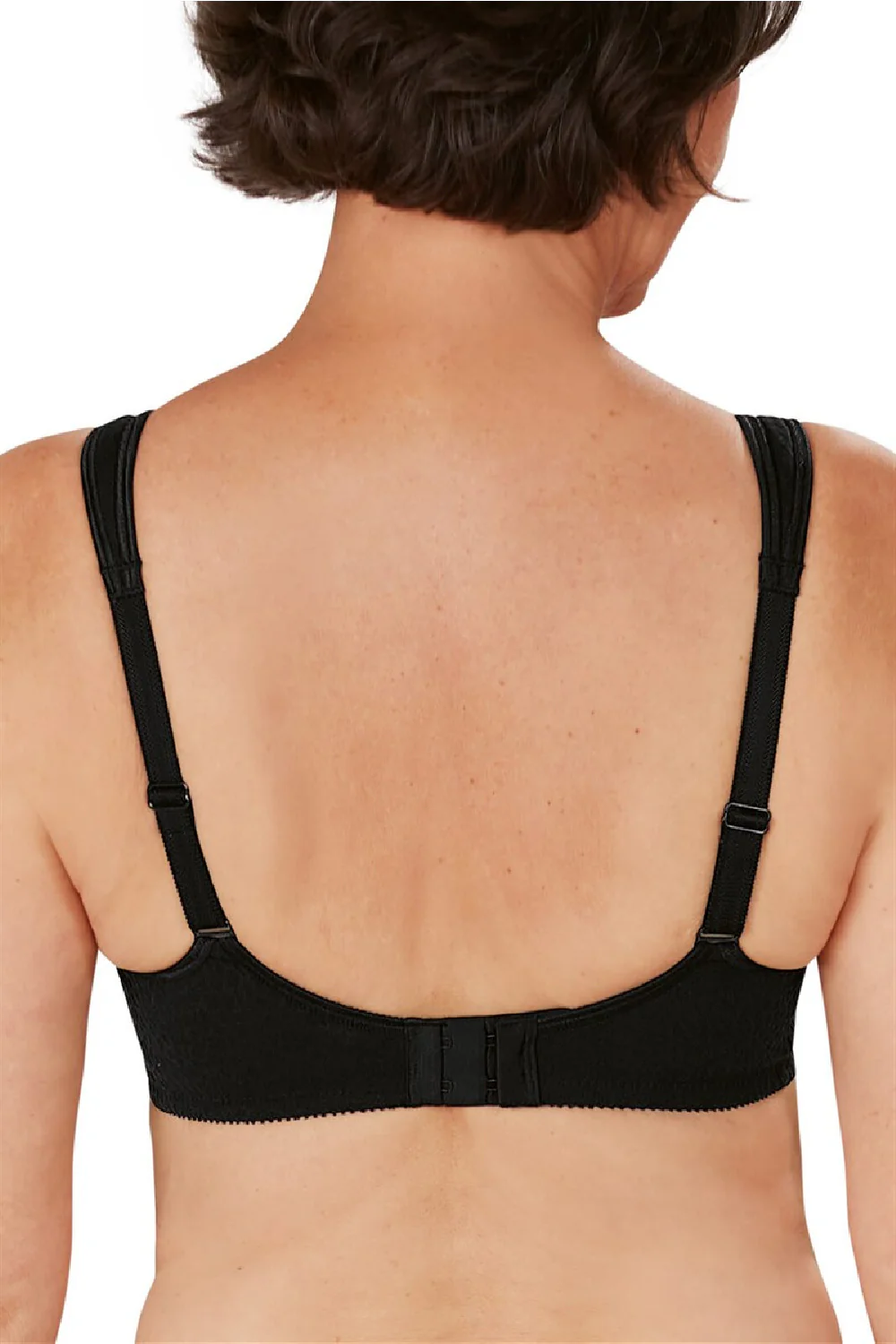 Amoena Mona Wire-Free Pocketed Bra, Black (0591) - Image 4