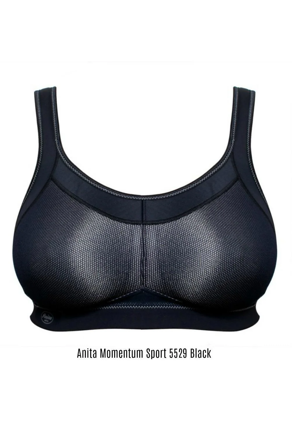 Anita Momentum - Maximum Support Sports Bra, Black (5529) - Image 3