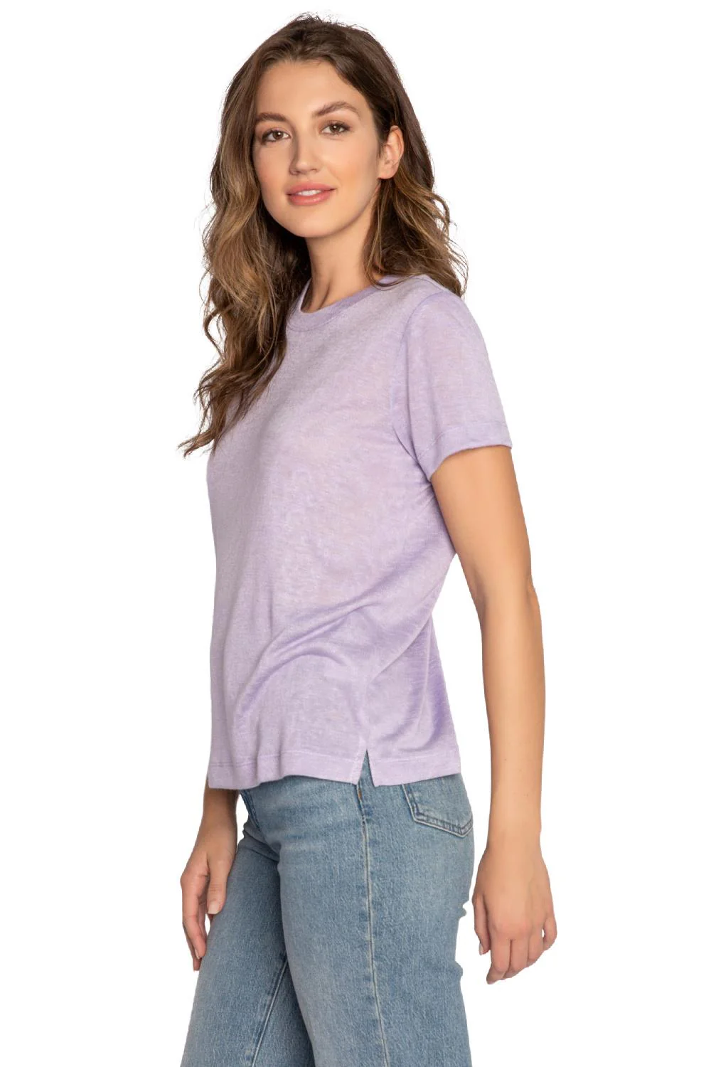 PJ Salvage Back To Basics S/S Top RHBBT-LAVENDER - Image 3