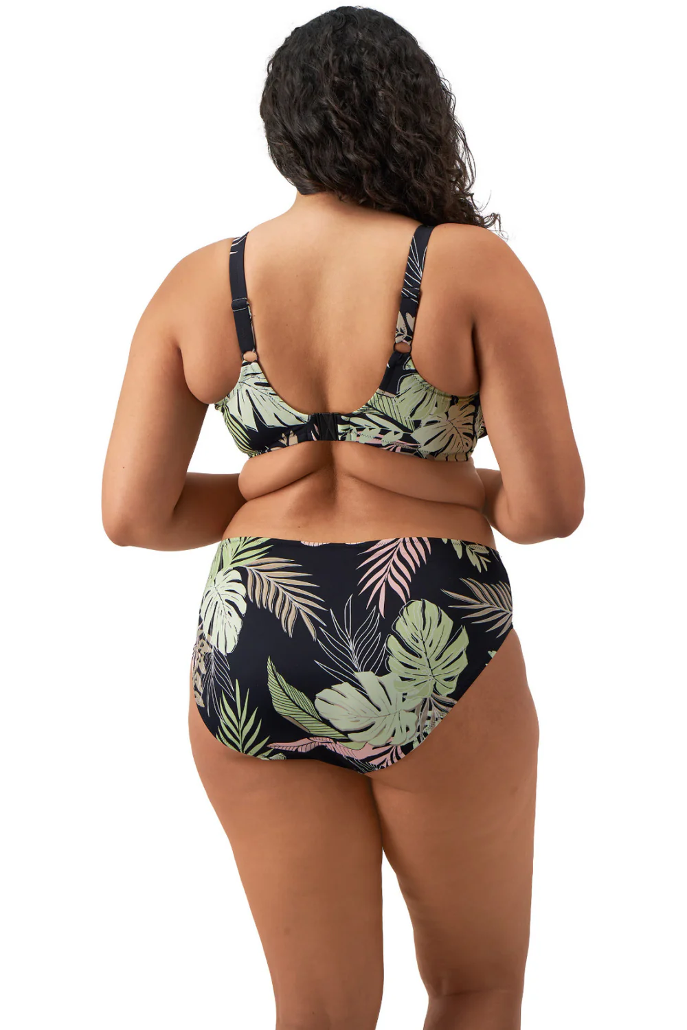 Elomi Tropical Retreat Mid Rise Swim Brief, Black (ES8901972) - Image 4