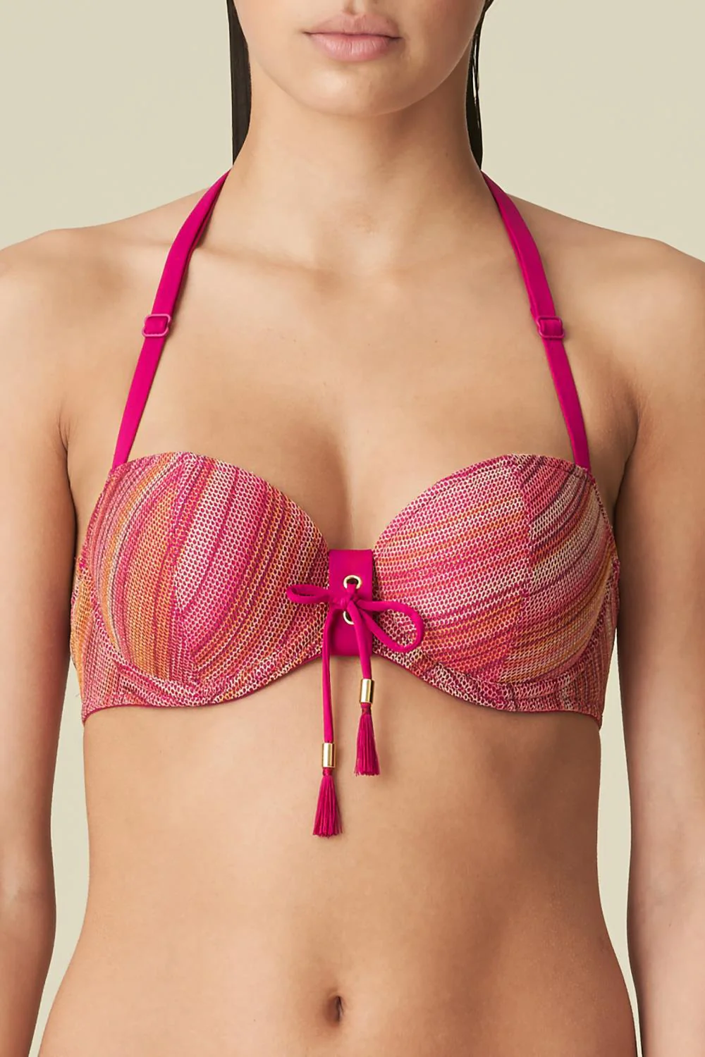 PrimaDonna Swim Esmee Balcony Bikini Top, Wild Rose 1002819 - Image 3