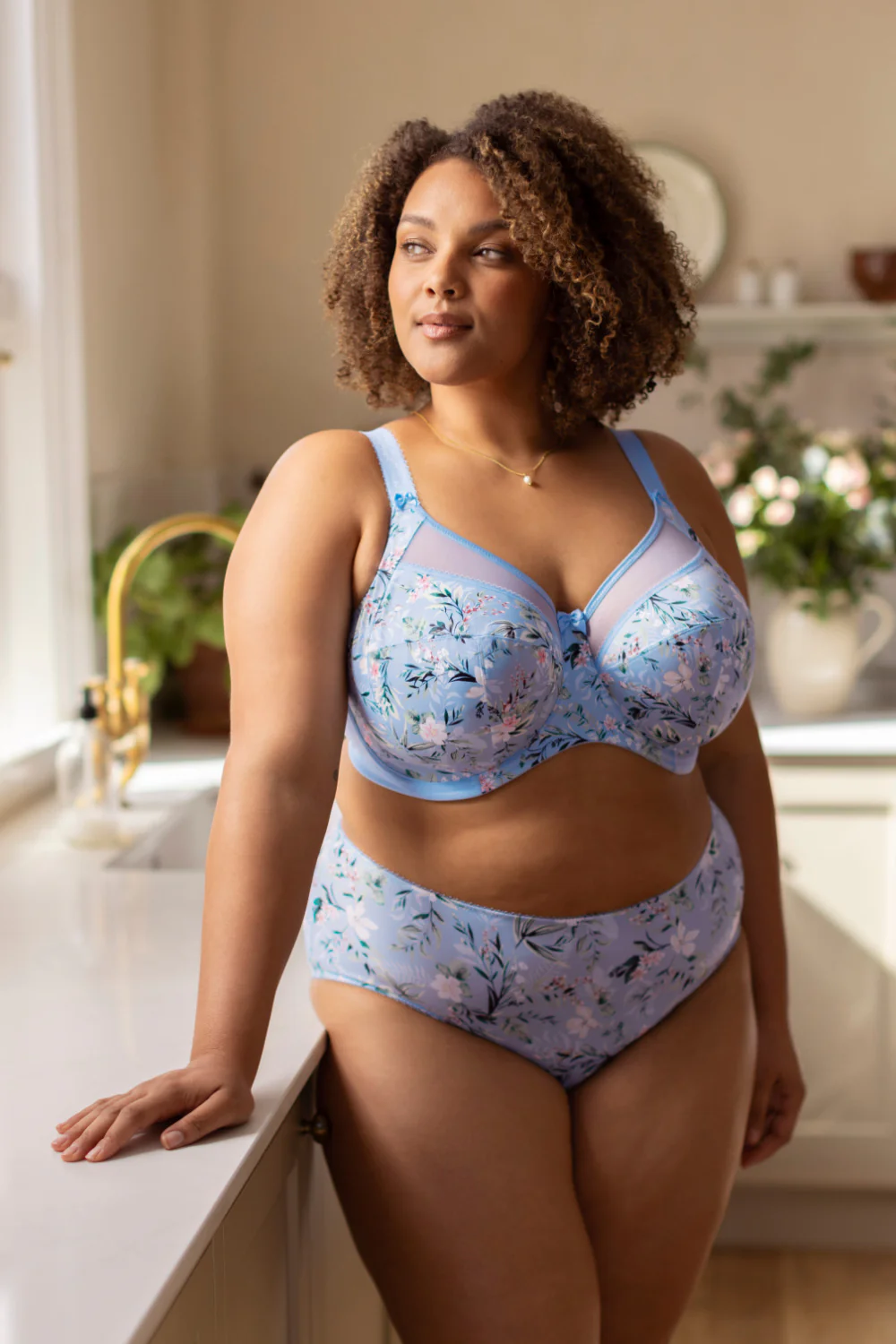 Goddess Kayla Banded Underwire Bra, Cornflower (D6162) - Image 4