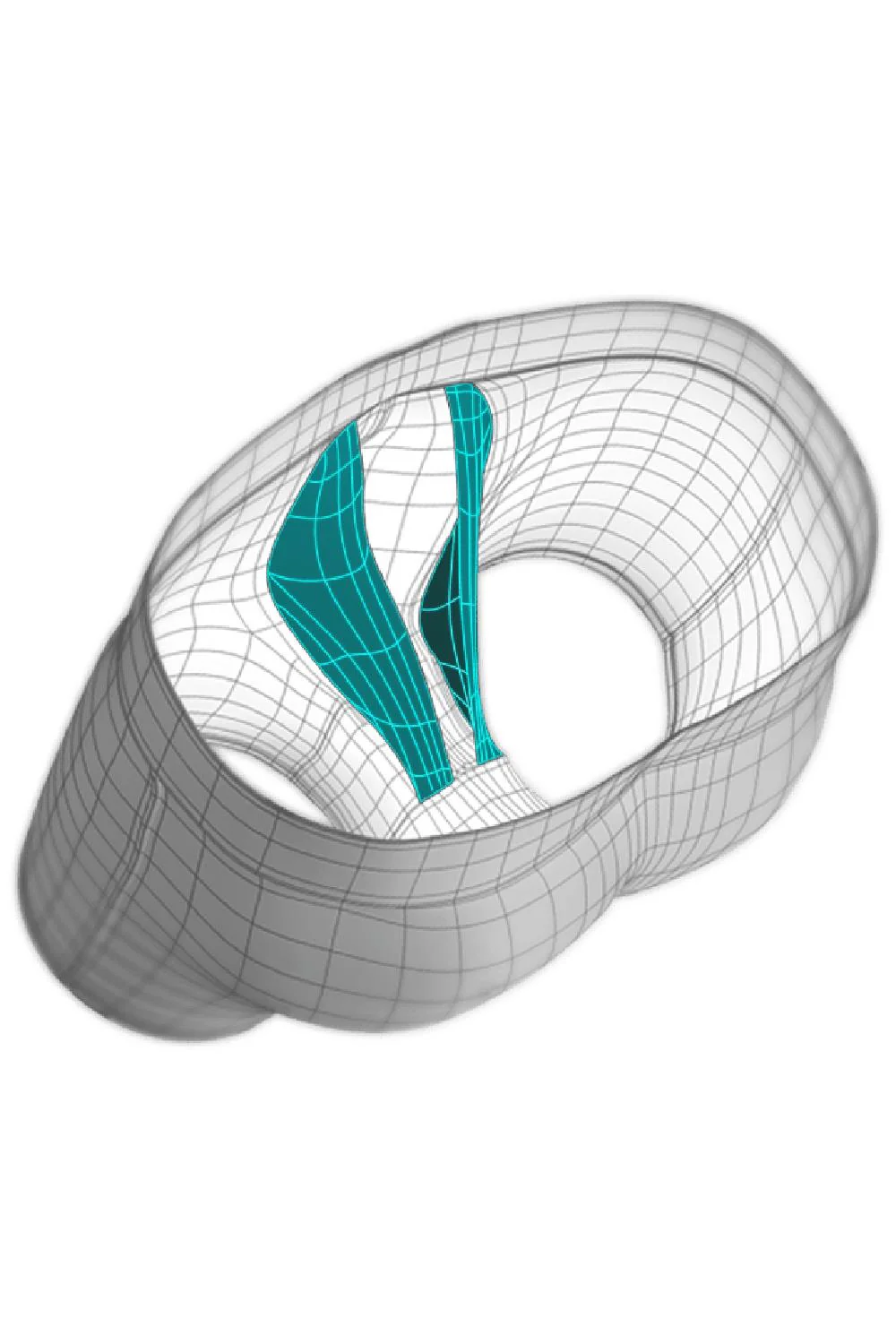 SAXX Kinetic HD Men’s Boxer SXBB32-CIN (Navy City Blue) - Image 3