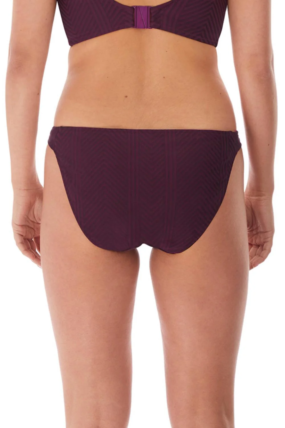 Fantasie Long Island Mid-Rise Swim Brief, Burgandy (FS6905) - Image 4
