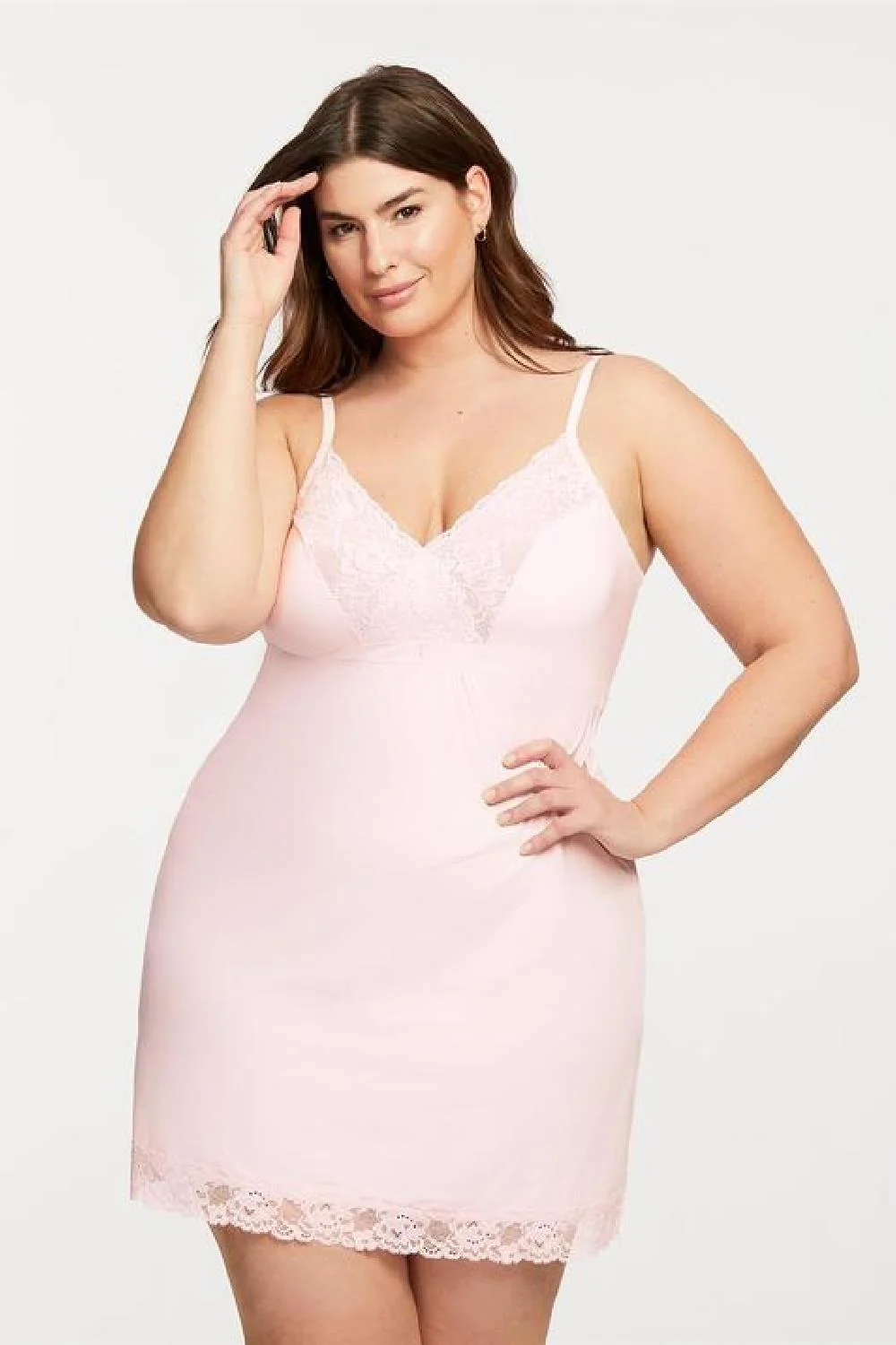 Montelle Bust Support Chemise, Blush (9394) - Image 4