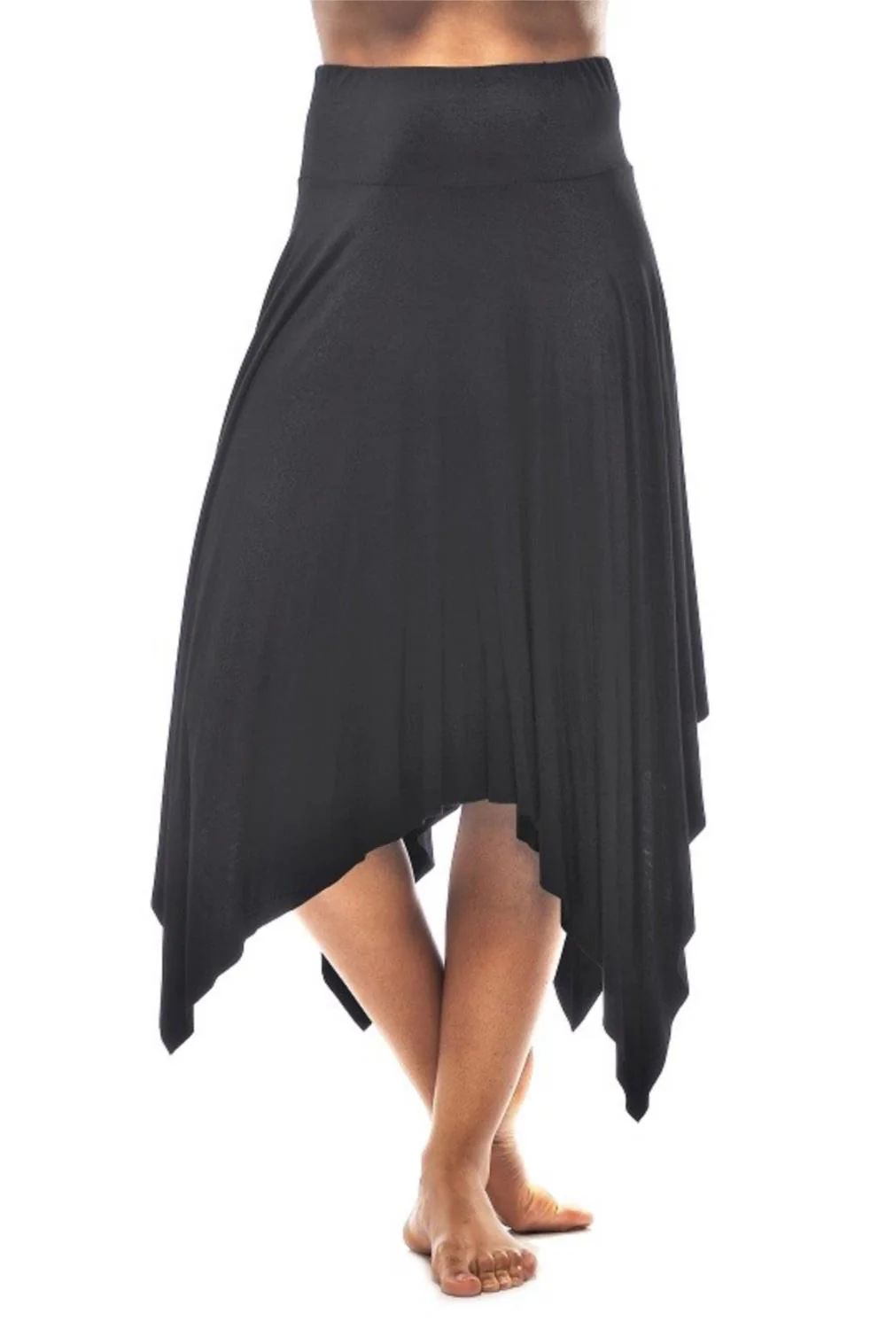 Rapz Asymmetrical Versatile Skirt, Black (4430) - Image 4