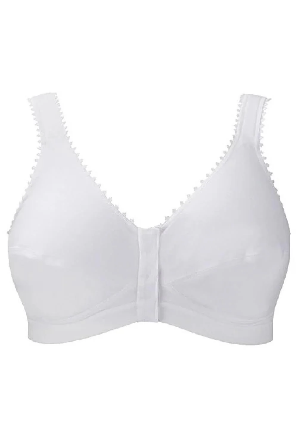 Royce Front Closure Comfi Bra 1010 White - Image 6