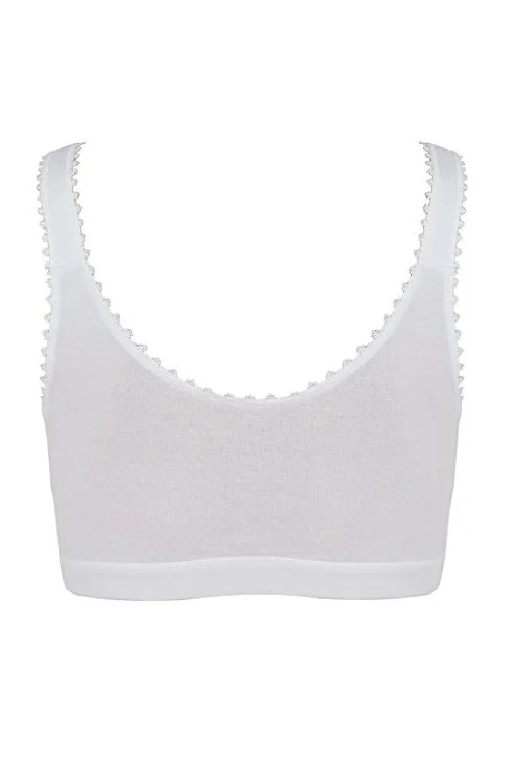 Royce Front Closure Comfi Bra 1010 White - Image 7